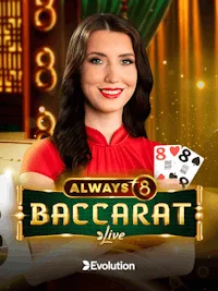 Always 8 Baccarat table at VegasHero Casino